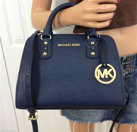 sac michael kors bleu ciel|Women's Blue Designer Handbags .